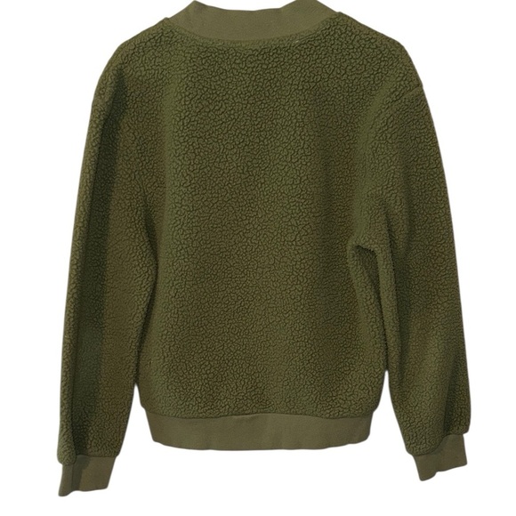 🌹Zyia Olive Green Sherpa Jacket - Picture 4 of 4